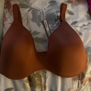 SKIMS Rust Seamless Bra